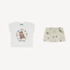 ”Happy Sweet”-set med T-shirt och shorts ”Happy Sweet”-set med T-shirt och shorts