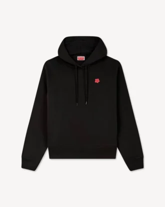 Hoodie med broderat ”Boke Flower”-mönster