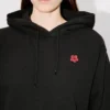 Hoodie med broderat ”Boke Flower”-mönster Hoodie med broderat ”Boke Flower”-mönster