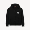 Hoodie med dragkedja och broderi ”Lunar New Year” i bomull Hoodie med dragkedja och broderi ”Lunar New Year” i bomull