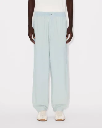 Joggingbyxor i Stone Bleach Chambray
