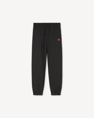 Joggingbyxor med broderat ”Boke Flower”-mönster