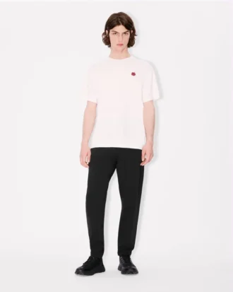 Joggingbyxor med broderat ”Boke Flower”-mönster