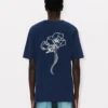 Kenzo Archive Rose’ broderad T-shirt i bomull