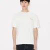 Kenzo Archive Rose’ broderad T-shirt i bomull
