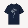 Kenzo Archive Rose’ broderad T-shirt i bomull