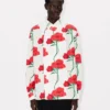 Kenzo Archive Rose’ dubbelknäppt skjorta i bomull Kenzo Archive Rose’ dubbelknäppt skjorta i bomull