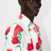 Kenzo Archive Rose’ dubbelknäppt skjorta i bomull Kenzo Archive Rose’ dubbelknäppt skjorta i bomull