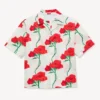 Kenzo Archive Rose’ hawaiisk kortärmad skjorta i bomull Kenzo Archive Rose’ hawaiisk kortärmad skjorta i bomull