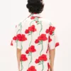Kenzo Archive Rose’ hawaiisk kortärmad skjorta i bomull Kenzo Archive Rose’ hawaiisk kortärmad skjorta i bomull