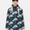 Kenzo Archive Rose’ militärparkas i teknisk taft Kenzo Archive Rose’ militärparkas i teknisk taft