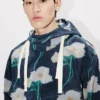 Kenzo Archive Rose’ militärparkas i teknisk taft Kenzo Archive Rose’ militärparkas i teknisk taft