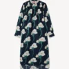 Kenzo Archive Rose’ Oversized plisserad långklänning i bomull och silke Kenzo Archive Rose’ Oversized plisserad långklänning i bomull och silke