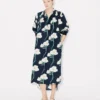 Kenzo Archive Rose’ Oversized plisserad långklänning i bomull och silke Kenzo Archive Rose’ Oversized plisserad långklänning i bomull och silke