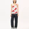 Kenzo Archive Rose’ Skinny Tank Top