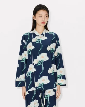 Kenzo Archive Rose-skjorta i bomull