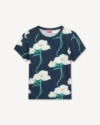 Kenzo Archive Rose T-shirt i bomull