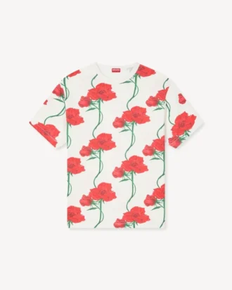 Kenzo Archive Rose T-shirt i bomull