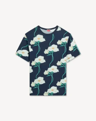 Kenzo Archive Rose T-shirt i bomull