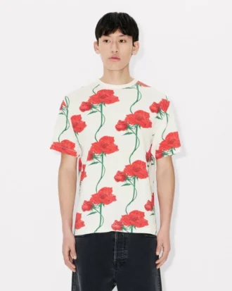Kenzo Archive Rose T-shirt i bomull