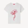 Kenzo Archive Rose’ T-shirt med konturtryck i bomull Kenzo Archive Rose’ T-shirt med konturtryck i bomull