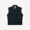 Kenzo Badges’ avklippt truckerjacka i japansk denim Kenzo Badges’ avklippt truckerjacka i japansk denim