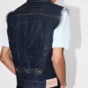 Kenzo Badges’ avklippt truckerjacka i japansk denim Kenzo Badges’ avklippt truckerjacka i japansk denim