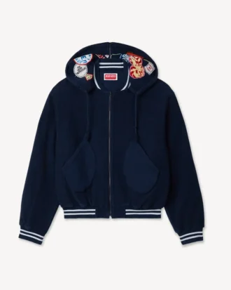 Kenzo Badges broderad Afterhood-blouson i bomull