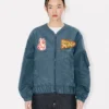 Kenzo Badges’ lätt bomberjacka utan krage