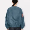 Kenzo Badges’ lätt bomberjacka utan krage