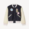 Kenzo Badges’ Oversized Varsity Blouson i ull