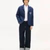 Kenzo Badges’ quiltad arbetsjacka i cupro Kenzo Badges’ quiltad arbetsjacka i cupro