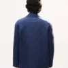 Kenzo Badges’ quiltad arbetsjacka i cupro Kenzo Badges’ quiltad arbetsjacka i cupro