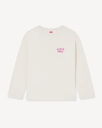Kenzo Boke Heart’ långärmad T-shirt i bomull