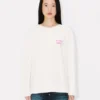 Kenzo Boke Heart’ långärmad T-shirt i bomull