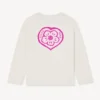 Kenzo Boke Heart’ långärmad T-shirt i bomull