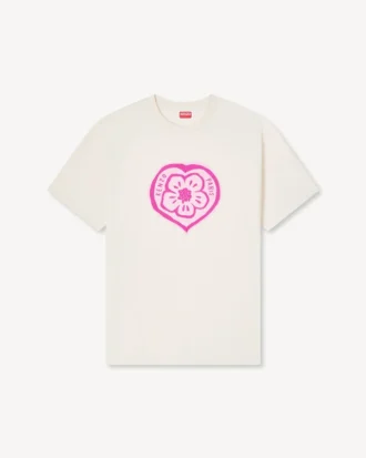 Kenzo Boke Heart’ Löst sittande T-shirt i bomull Kenzo Boke Heart’ Löst sittande T-shirt i bomull