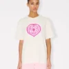 Kenzo Boke Heart’ Löst sittande T-shirt i bomull Kenzo Boke Heart’ Löst sittande T-shirt i bomull