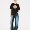 Kenzo Boke Heart’ Löst sittande T-shirt i bomull Kenzo Boke Heart’ Löst sittande T-shirt i bomull