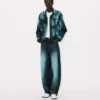 Kenzo Boke Heart’ Oversized Trucker-jacka i japansk denim