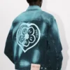 Kenzo Boke Heart’ Oversized Trucker-jacka i japansk denim
