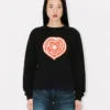 Kenzo Boke Heart’ Sweatshirt i bomull Kenzo Boke Heart’ Sweatshirt i bomull