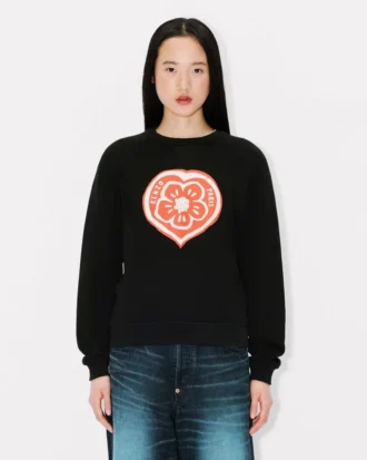 Kenzo Boke Heart’ Sweatshirt i bomull