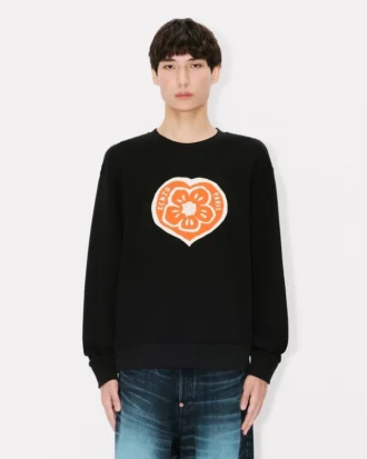 Kenzo Boke Heart’ Sweatshirt i bomull
