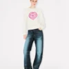 Kenzo Boke Heart’ Sweatshirt i bomull Kenzo Boke Heart’ Sweatshirt i bomull