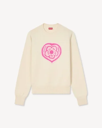 Kenzo Boke Heart-tröja i bomull och ull