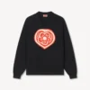 Kenzo Boke Heart-tröja i bomull och ull