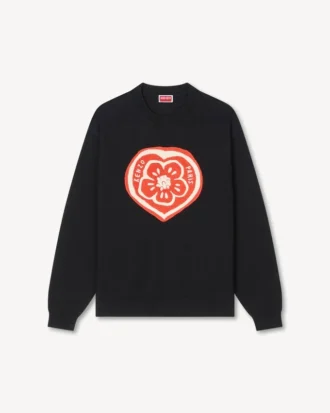 Kenzo Boke Heart-tröja i bomull och ull
