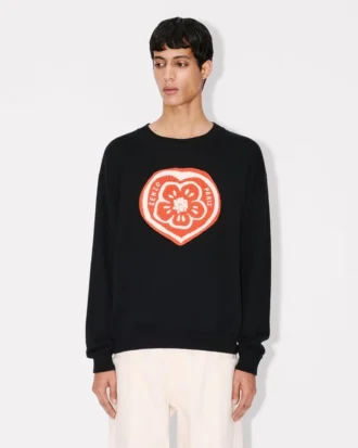 Kenzo Boke Heart-tröja i bomull och ull