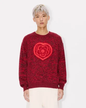Kenzo Boke Heart-tröja i bomull och ull